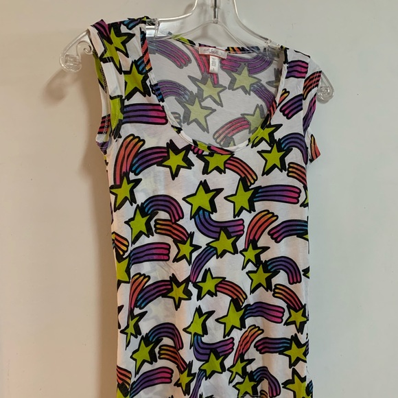 Lux Cotton Star Print Tank - Picture 2 of 5